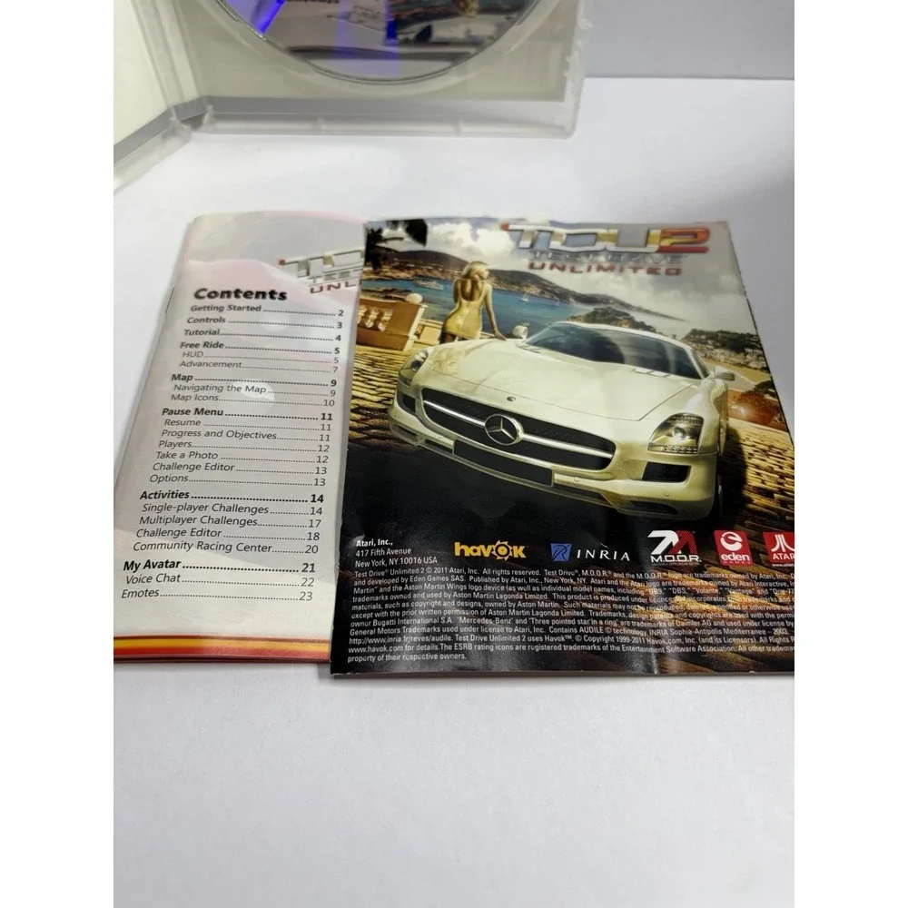 Test Drive Unlimited 2 PS3 Sony PlayStation 3 Racing Game Atari BLUS-30527 TDU2